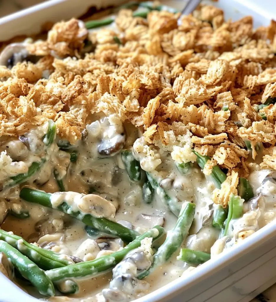 Creamy Green Bean Casserole