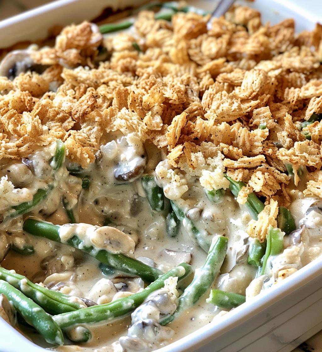 Creamy Green Bean Casserole
