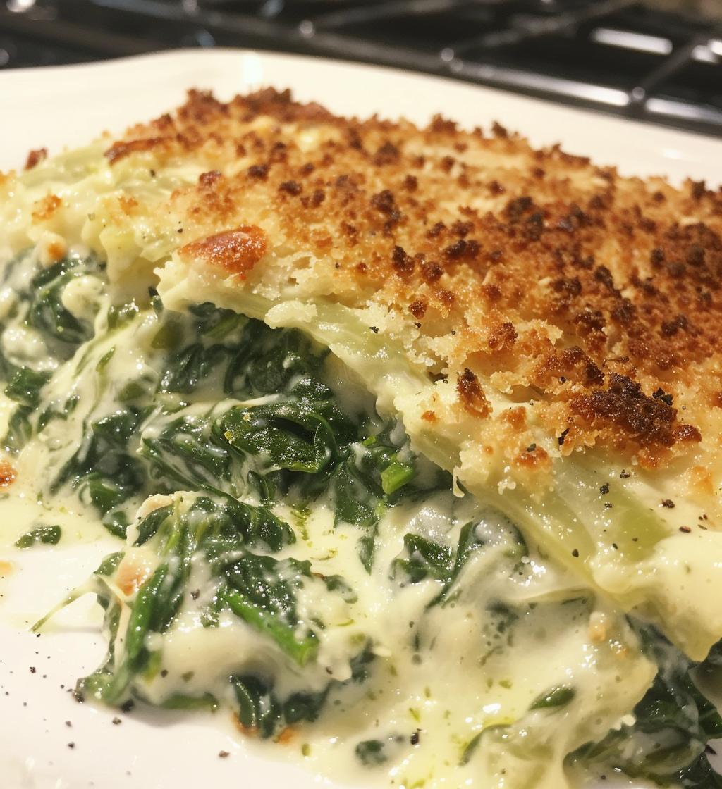 Creamy Spinach Bake - detail 1