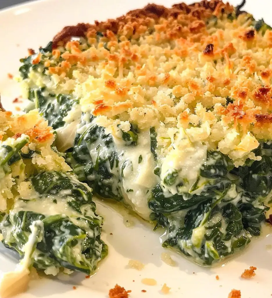 Creamy Spinach Bake