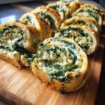 Creamy Spinach Parmesan Pinwheels
