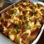 Croissant Breakfast Casserole