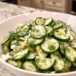 Cucumber Dill Yogurt Salad (light option)