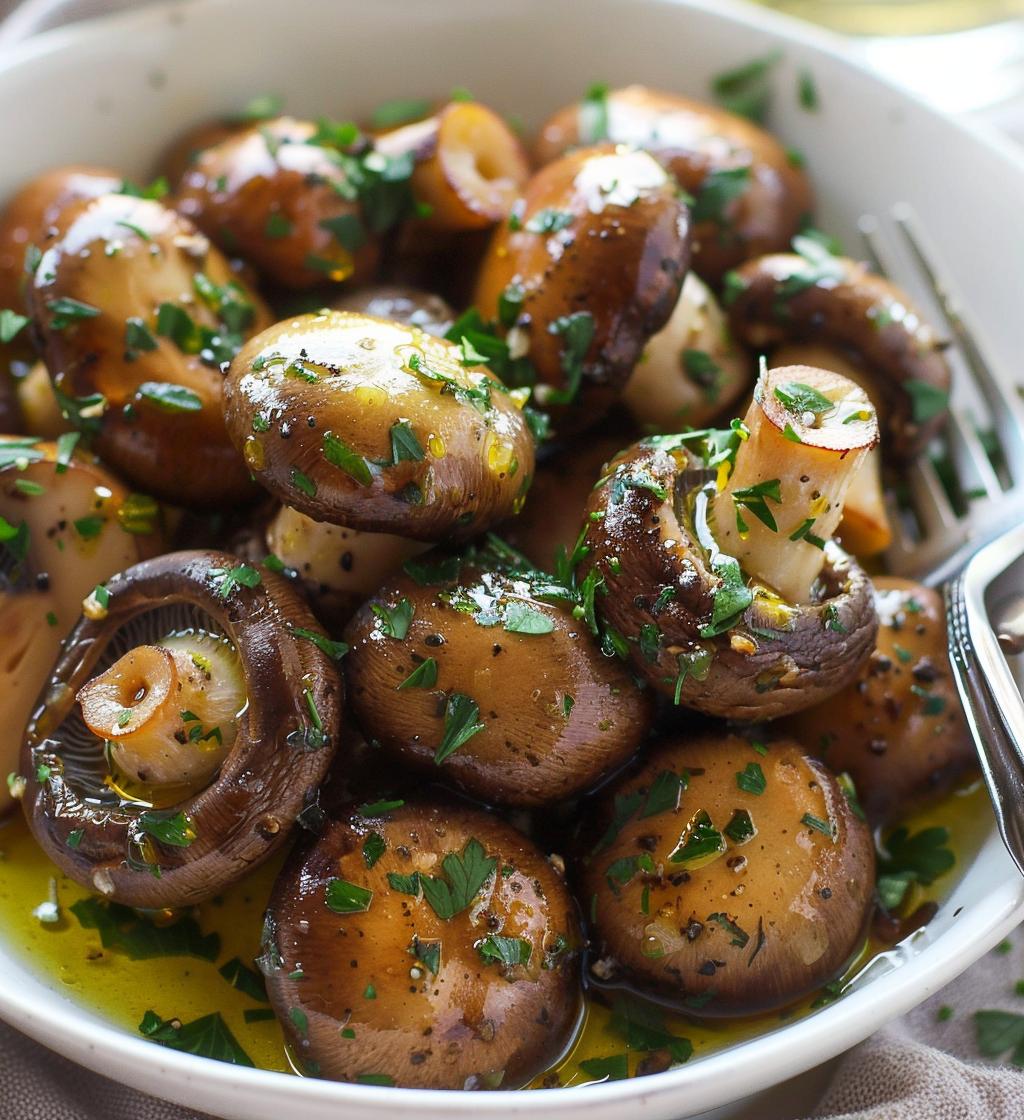 Garlic Herb Mushrooms