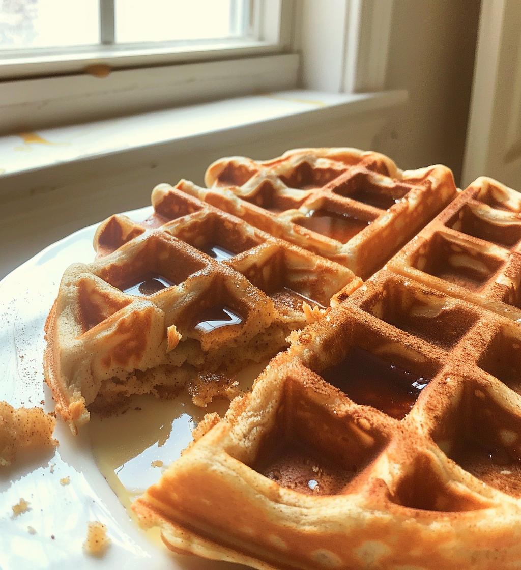 Gingerbread Waffles - detail 1