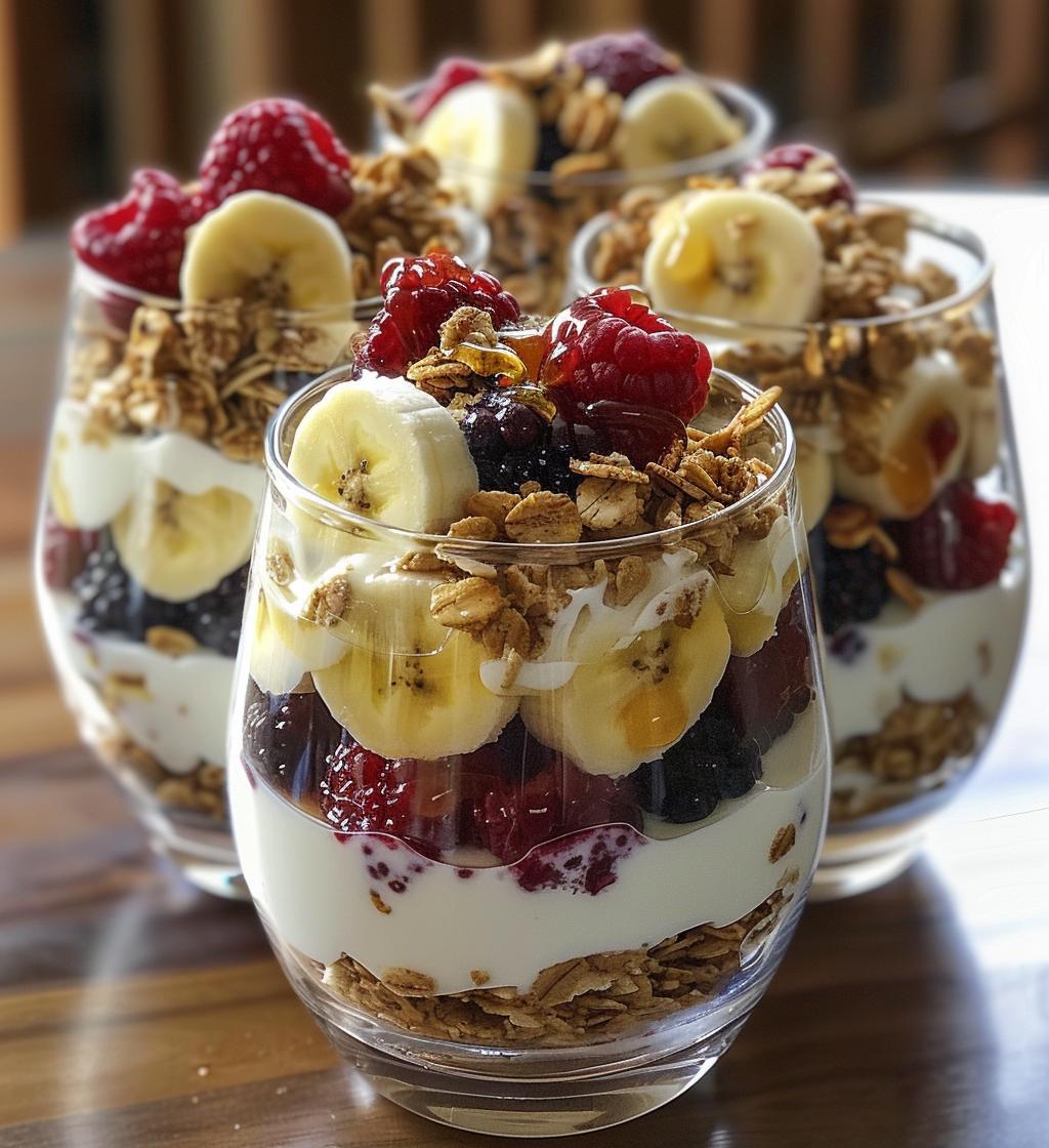 Holiday Granola Yogurt Parfaits - detail 1