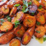 Honey Garlic Roasted Carrots