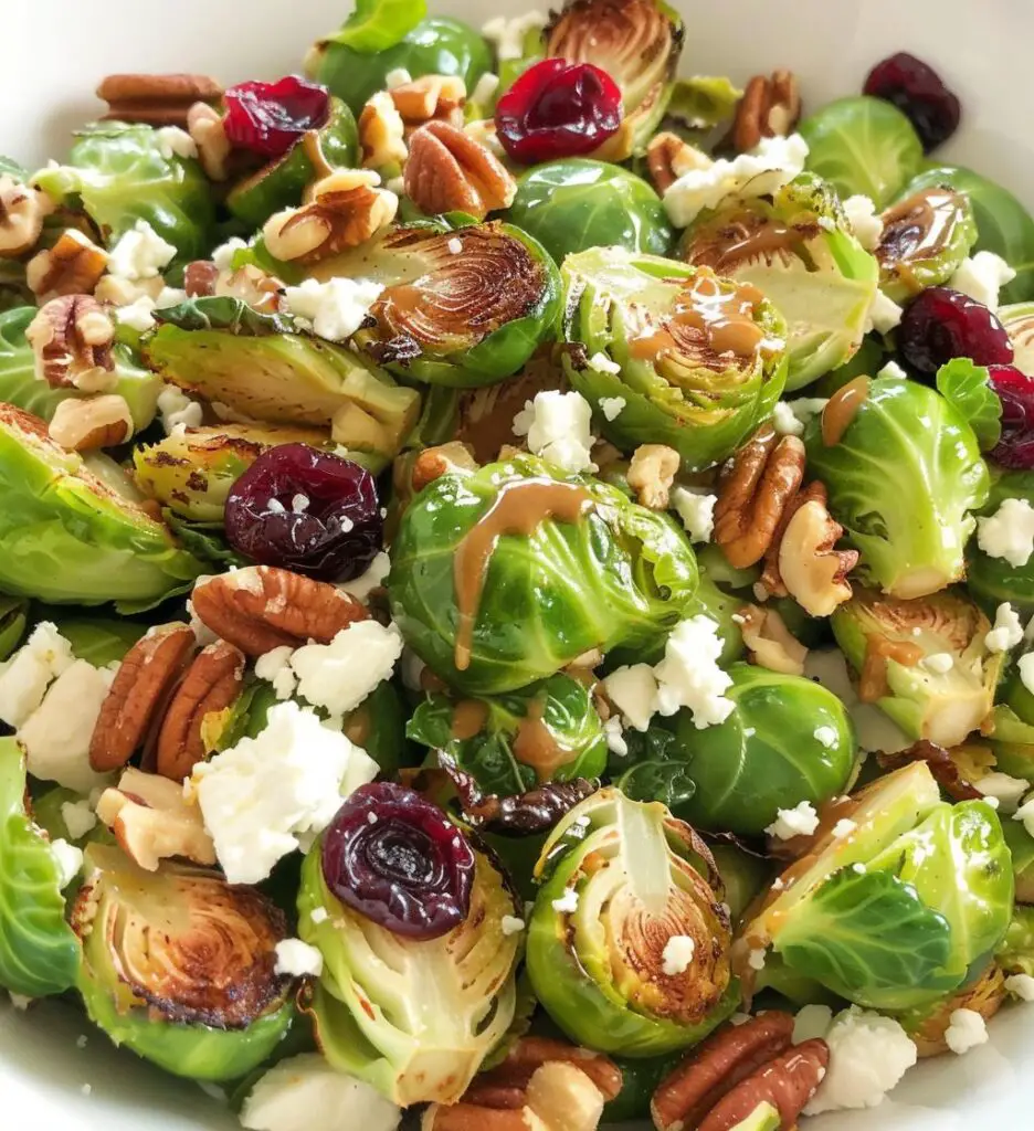 Honey Mustard Brussels Sprouts Salad