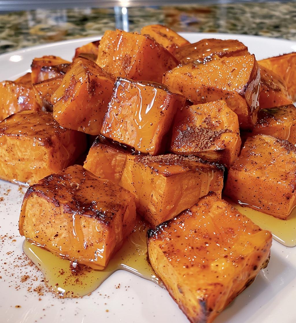 Honey Roasted Sweet Potatoes