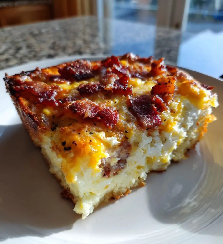 Keto Egg & Cheese Breakfast Bake