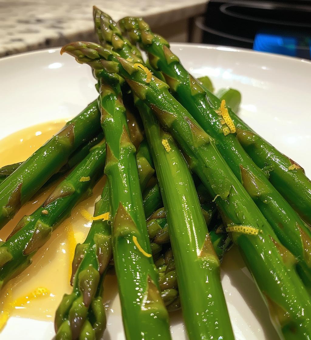 Lemon Butter Asparagus - detail 1
