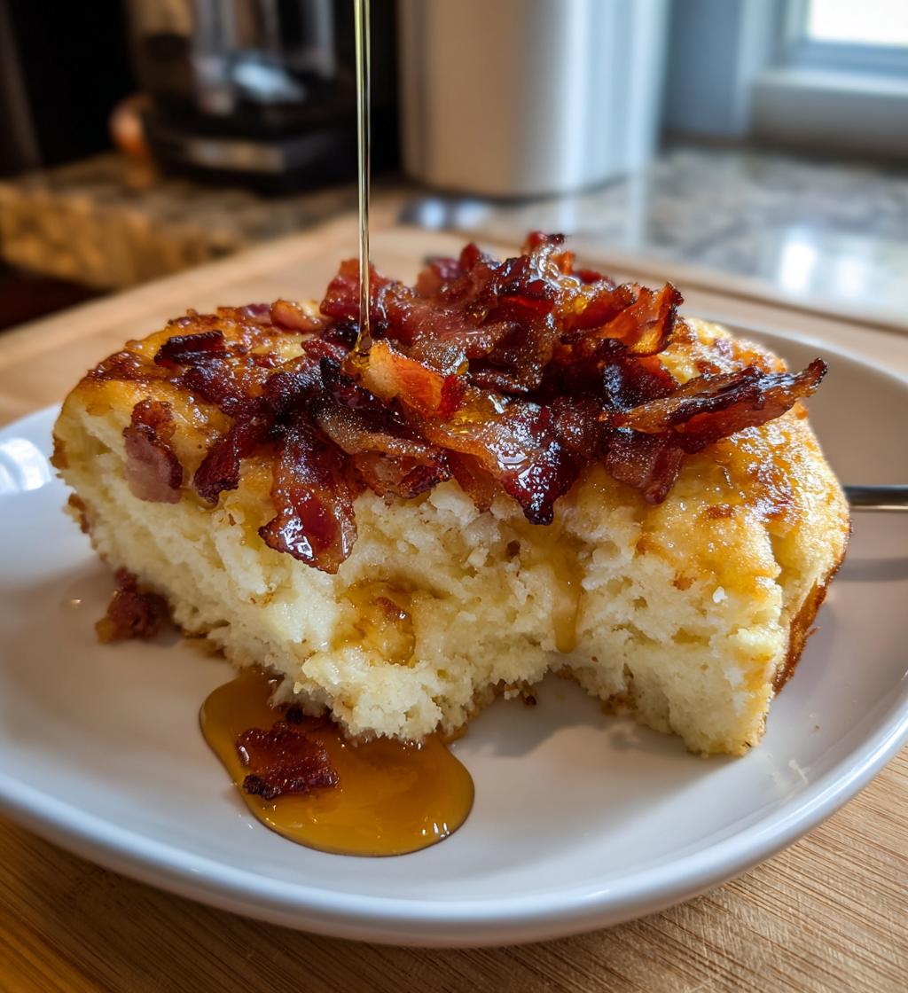 Maple Bacon Pancake Bake - detail 1