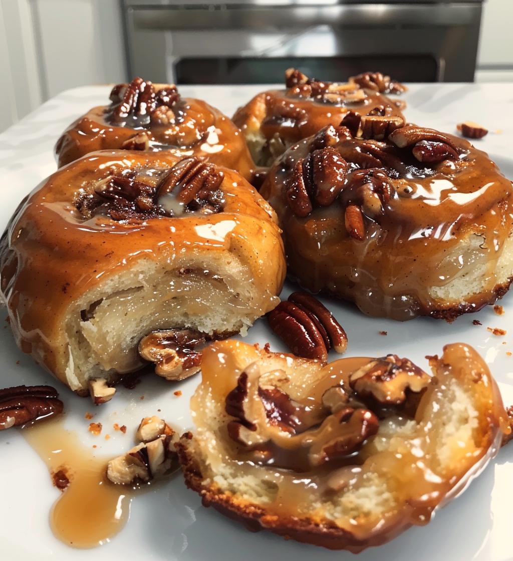 Maple Pecan Sticky Buns - detail 1