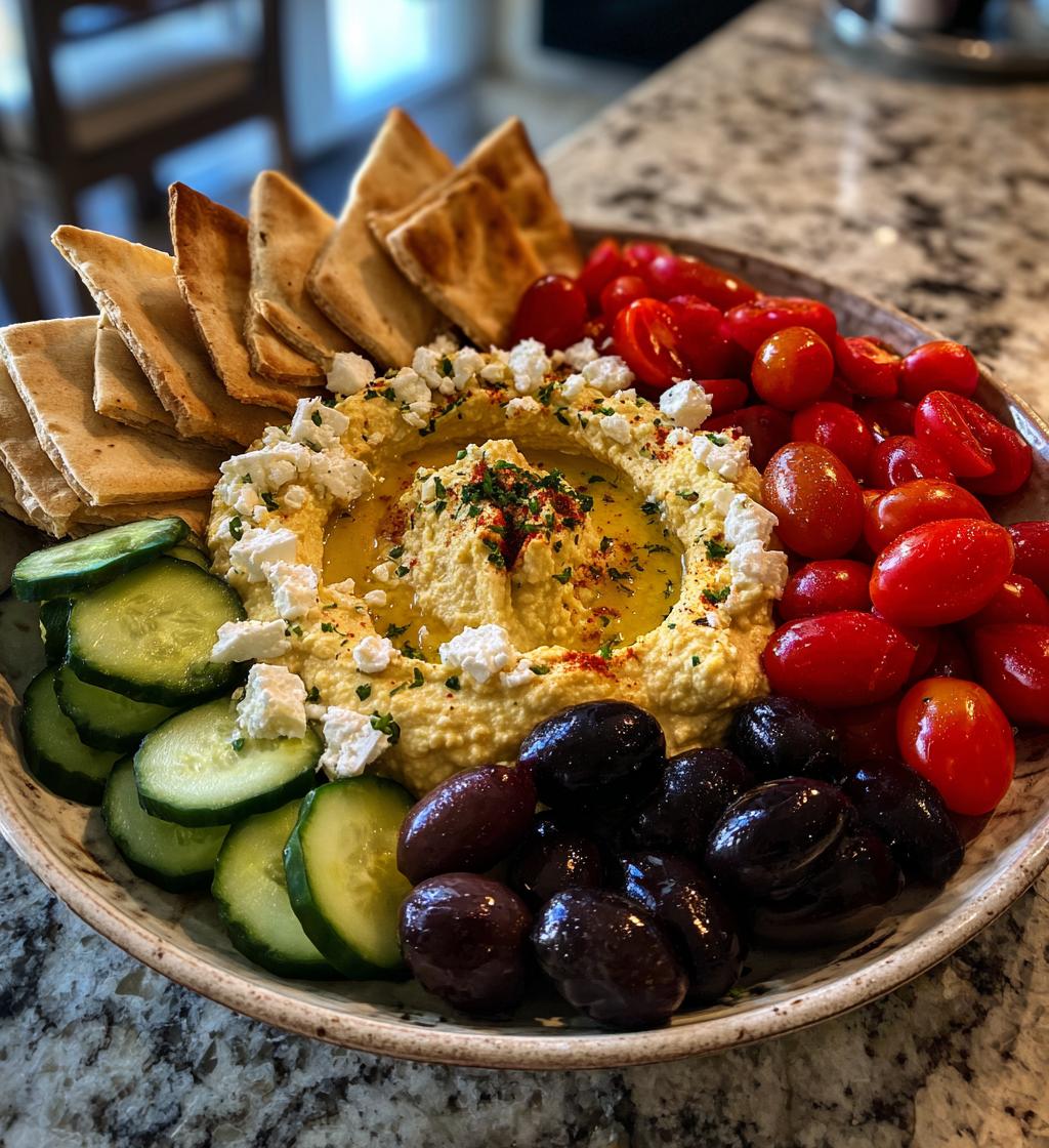 Mediterranean Hummus Platter - detail 1