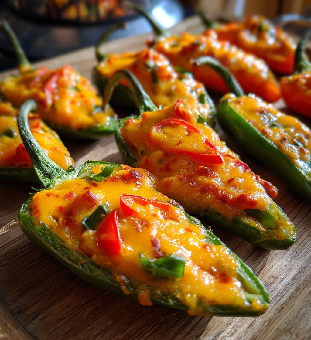 Nacho Cheese Stuffed Mini Peppers - detail 1