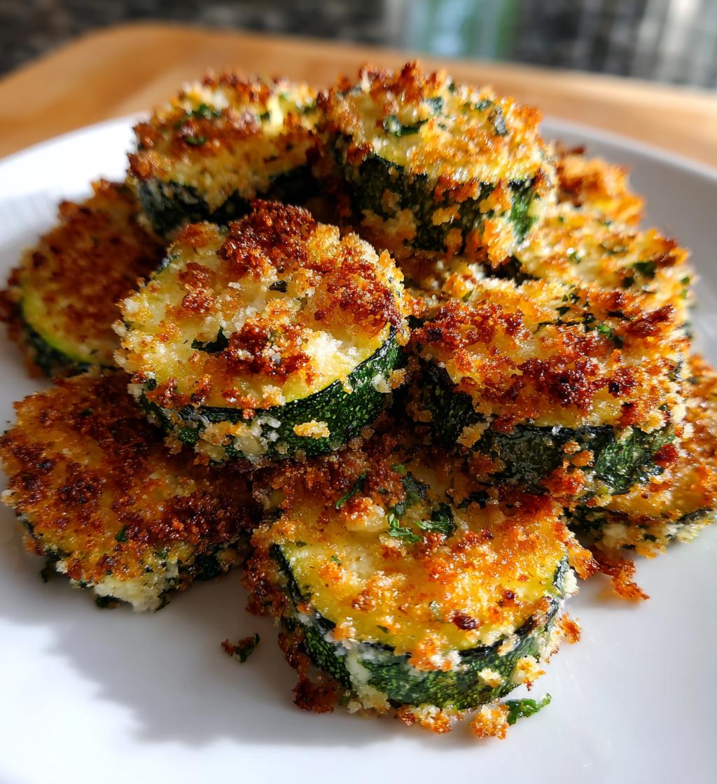 Parmesan Crusted Zucchini Chips - detail 1