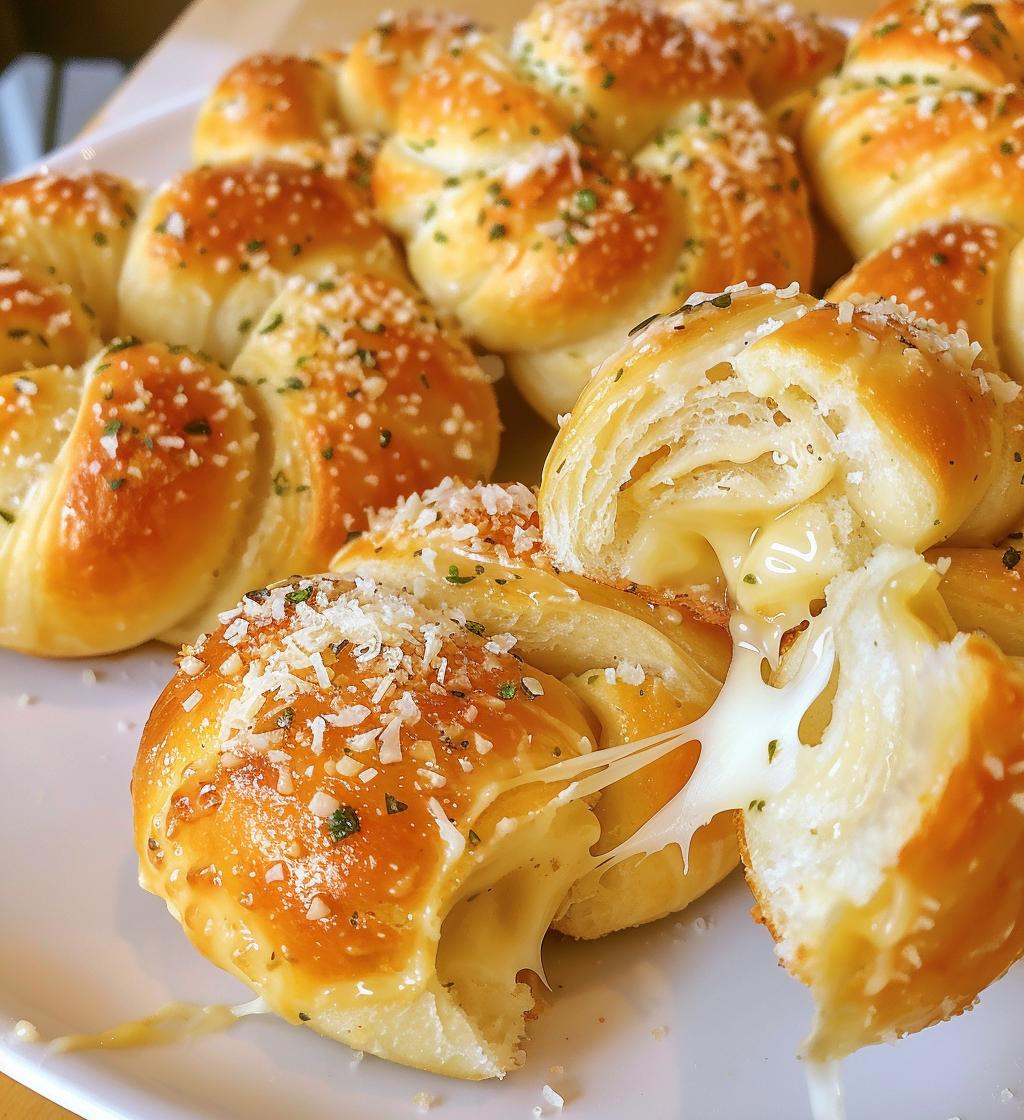 Parmesan Garlic Knots - detail 1