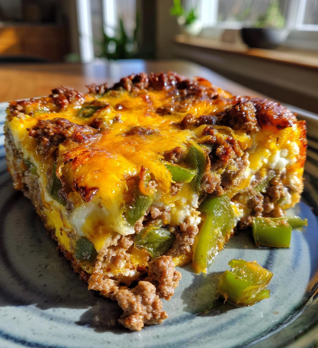 Philly Cheesesteak Breakfast Casserole - detail 1