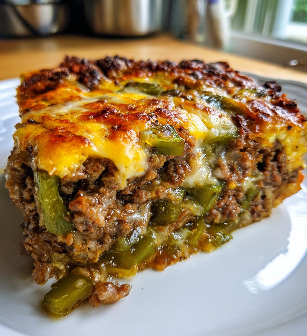 Philly Cheesesteak Breakfast Casserole