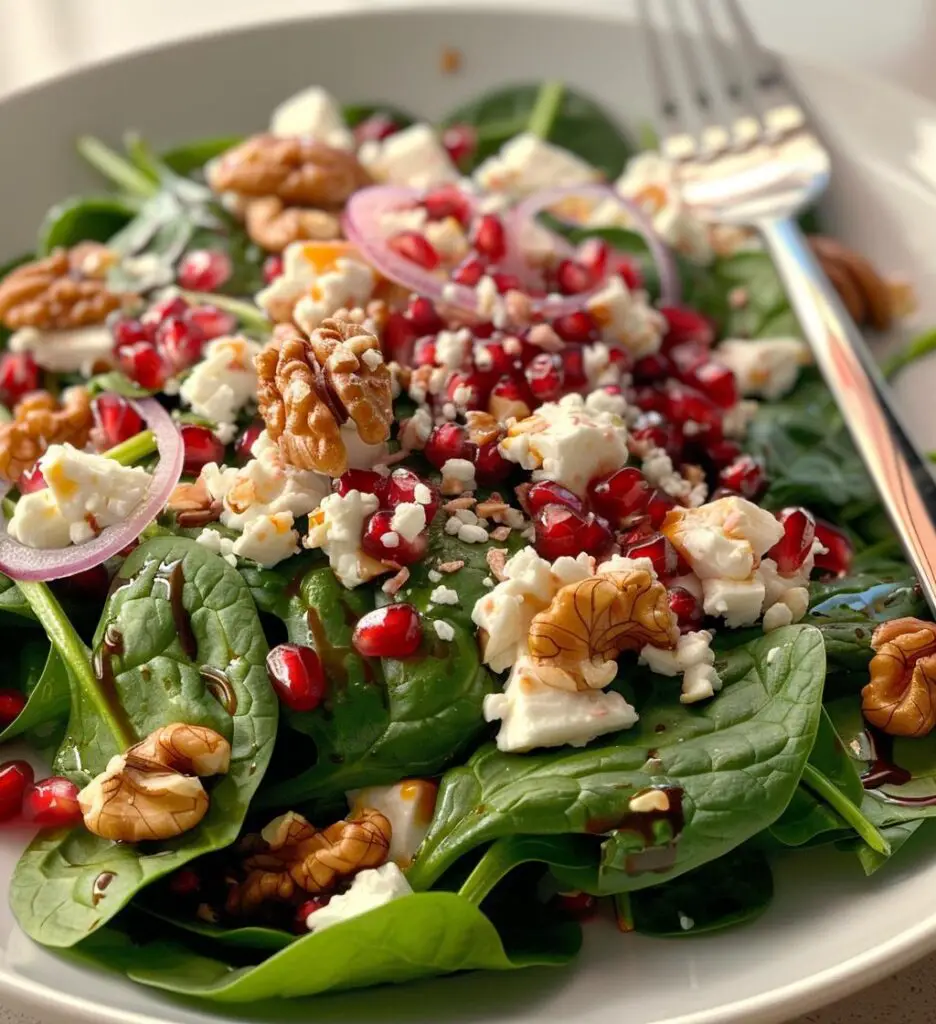 Pomegranate Spinach Salad