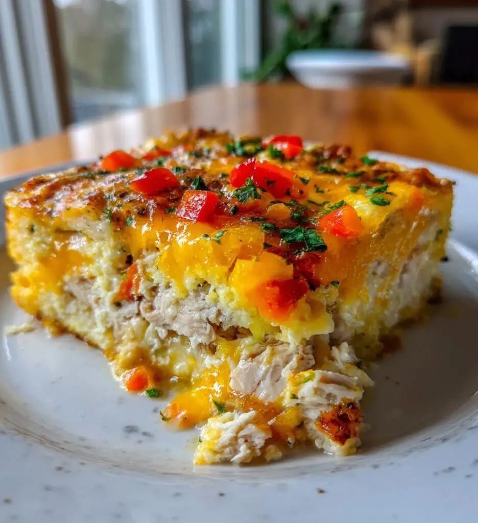 Ranch Chicken Breakfast Casserole