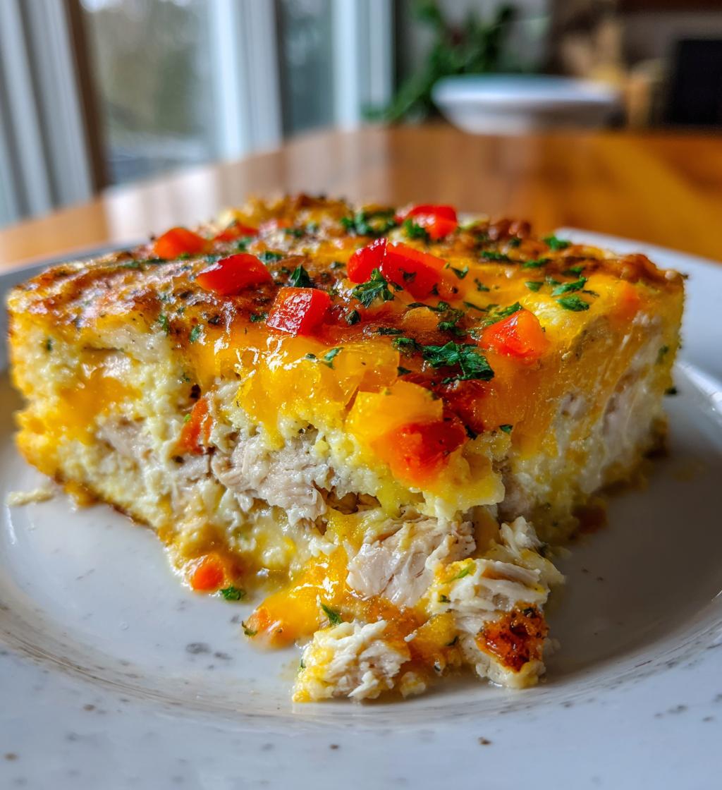 Ranch Chicken Breakfast Casserole