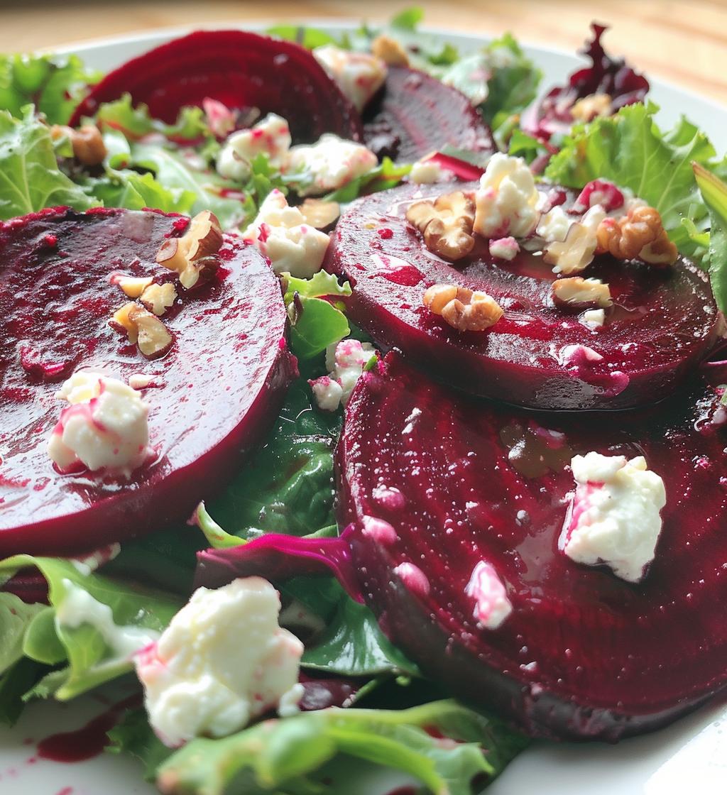 Roasted Beet & Goat Cheese Salad - detail 1