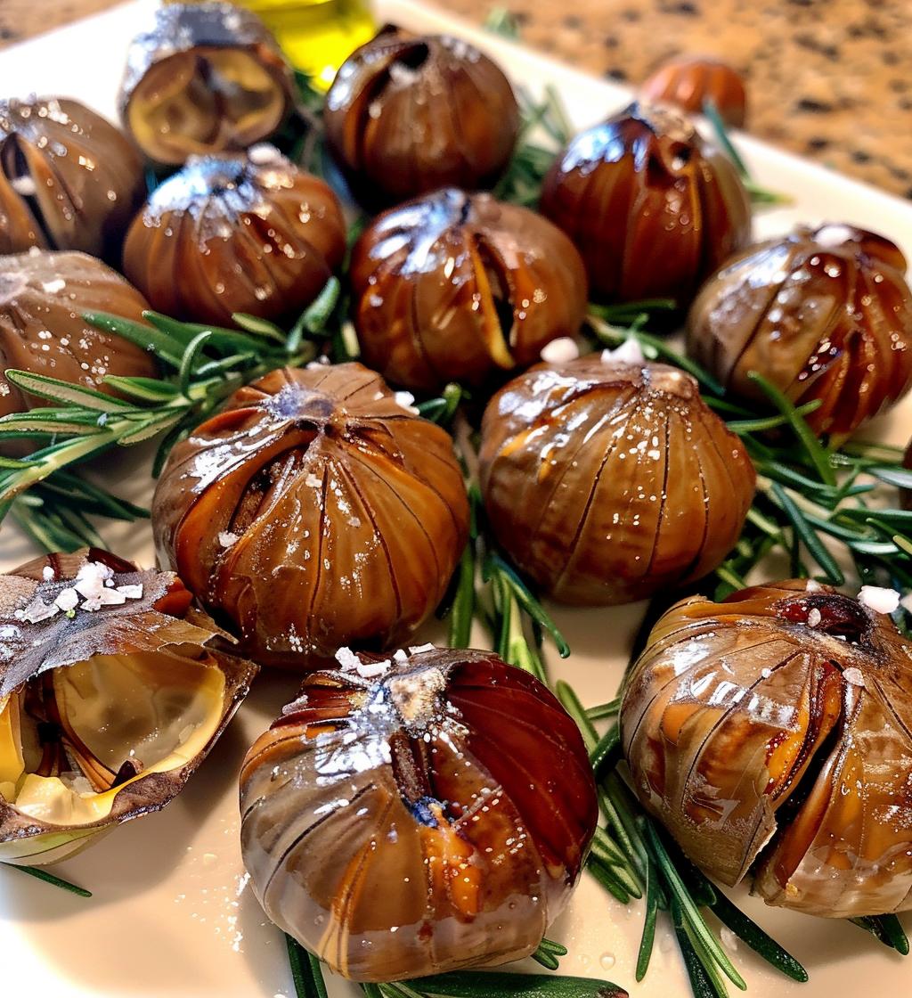 Rosemary Roasted Chestnuts - detail 1