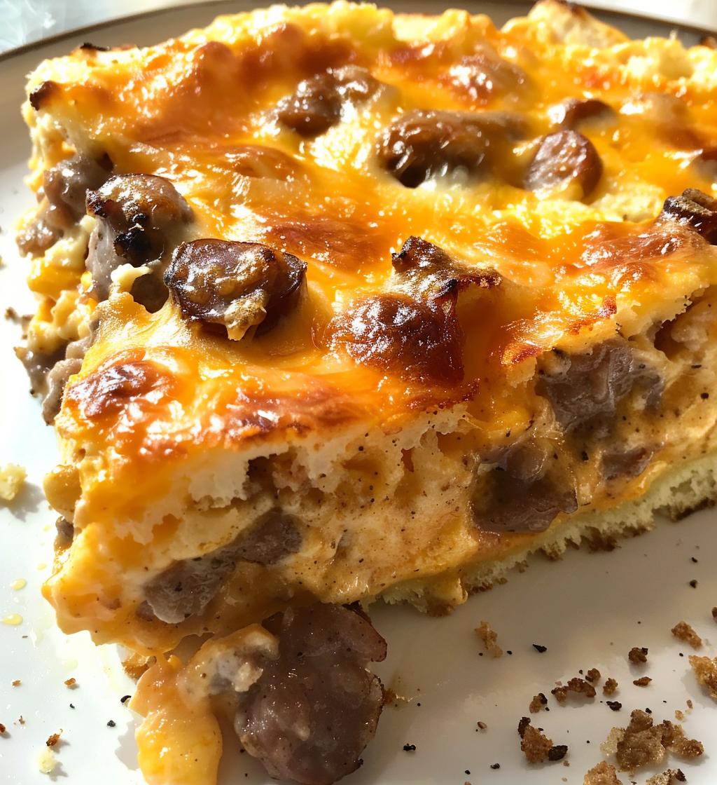 Sausage & Cheese Breakfast Casserole