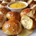 Soft Pretzel Bites with Cheese Dip