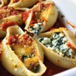 Spinach & Cheese Stuffed Shells (side portion)
