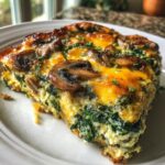 Spinach Mushroom Breakfast Casserole