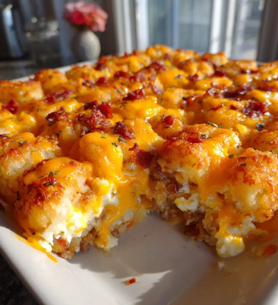 Tater Tot Breakfast Casserole