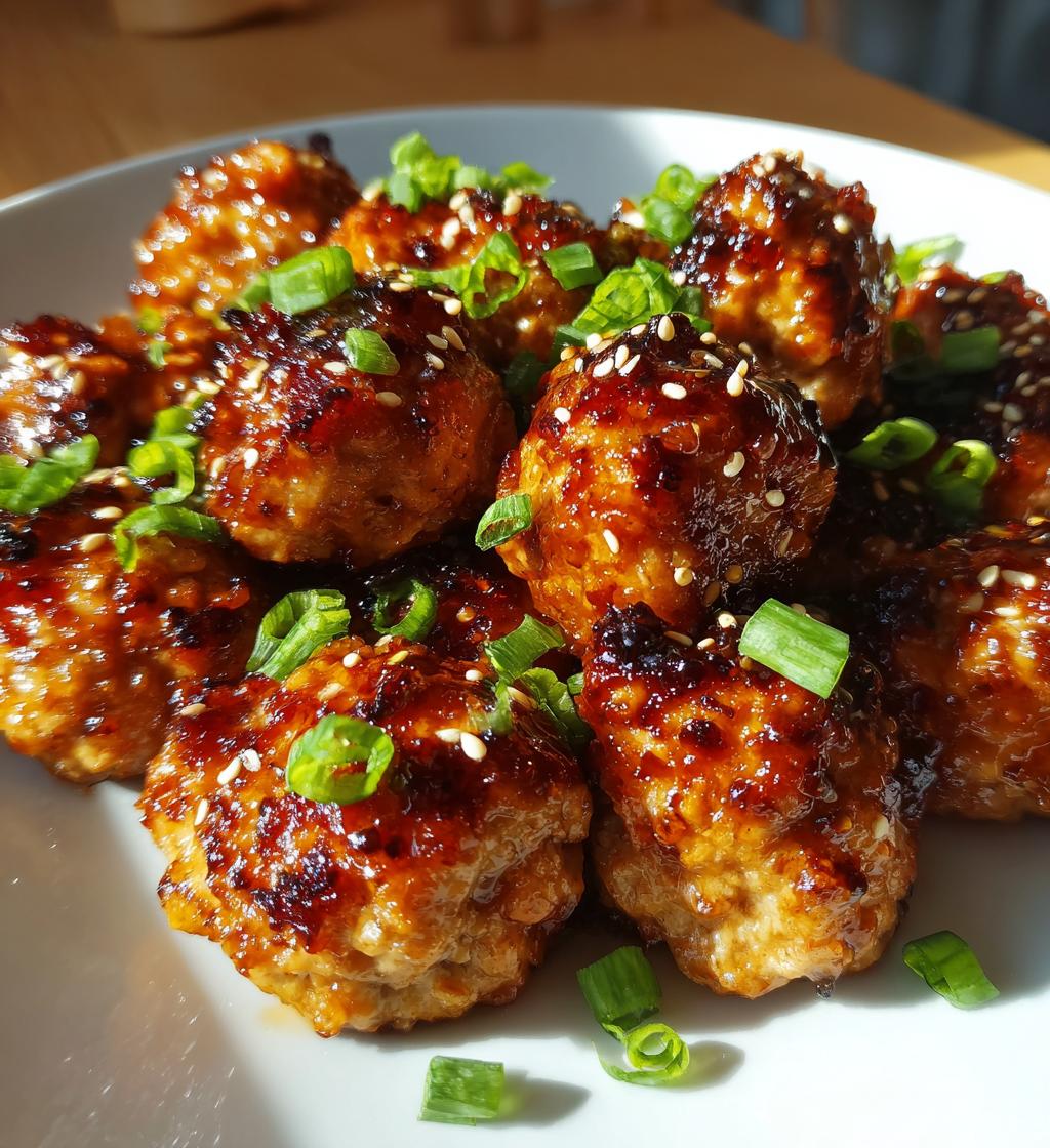 Teriyaki Chicken Meatballs - detail 1
