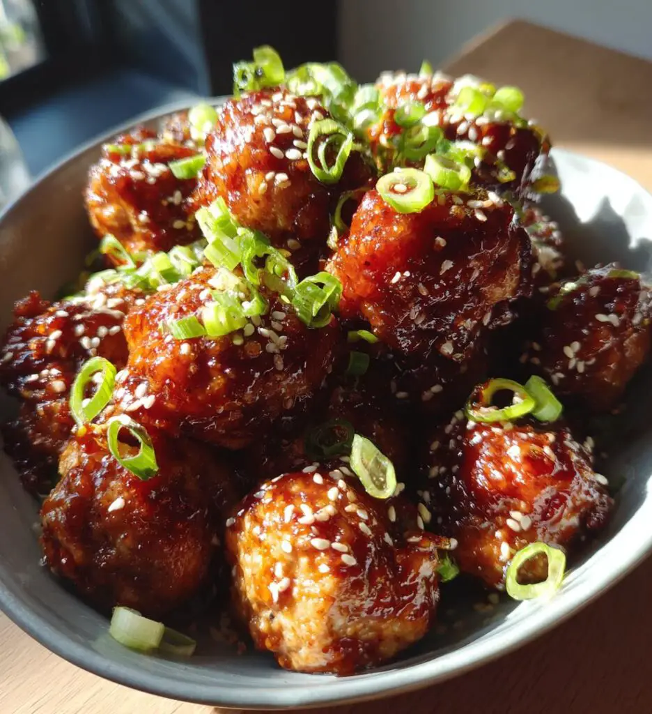 Teriyaki Chicken Meatballs