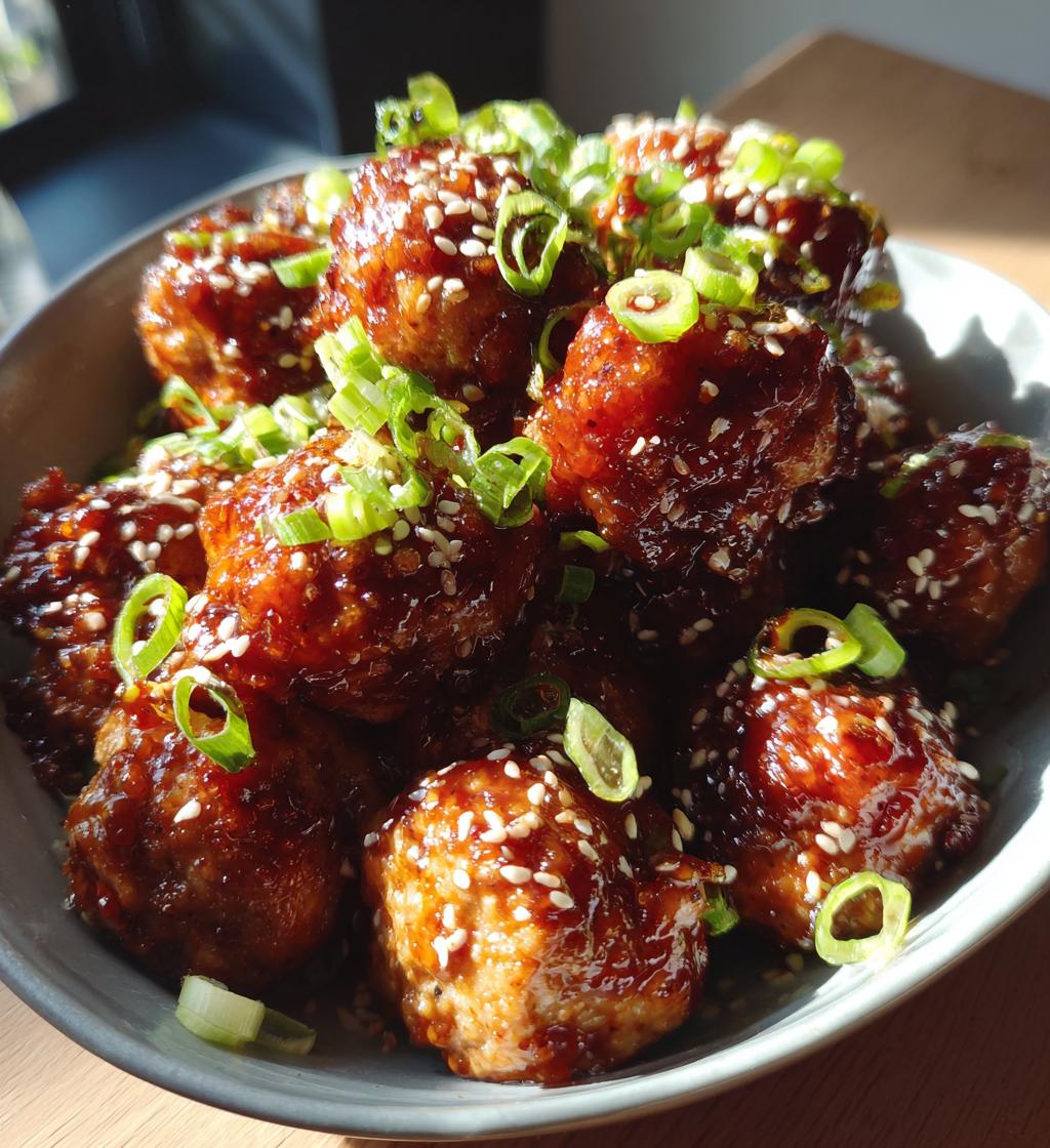 Teriyaki Chicken Meatballs