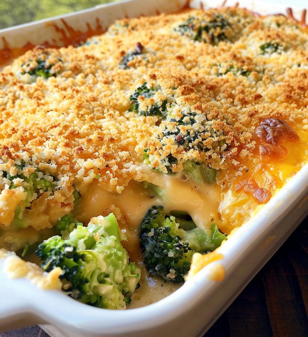 Three-Cheese Broccoli Bake - detail 1