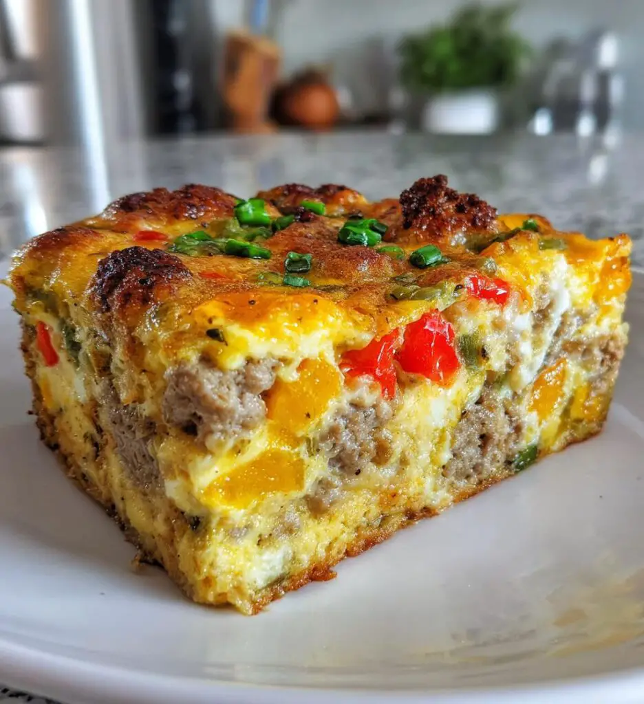 Turkey Sausage Breakfast Casserole