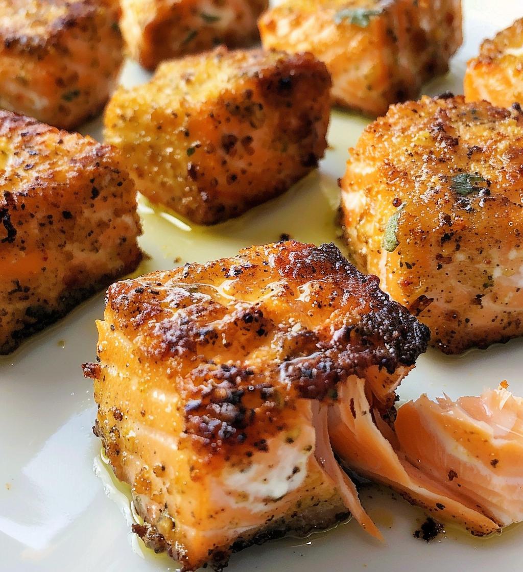 Air Fryer Salmon Bites
