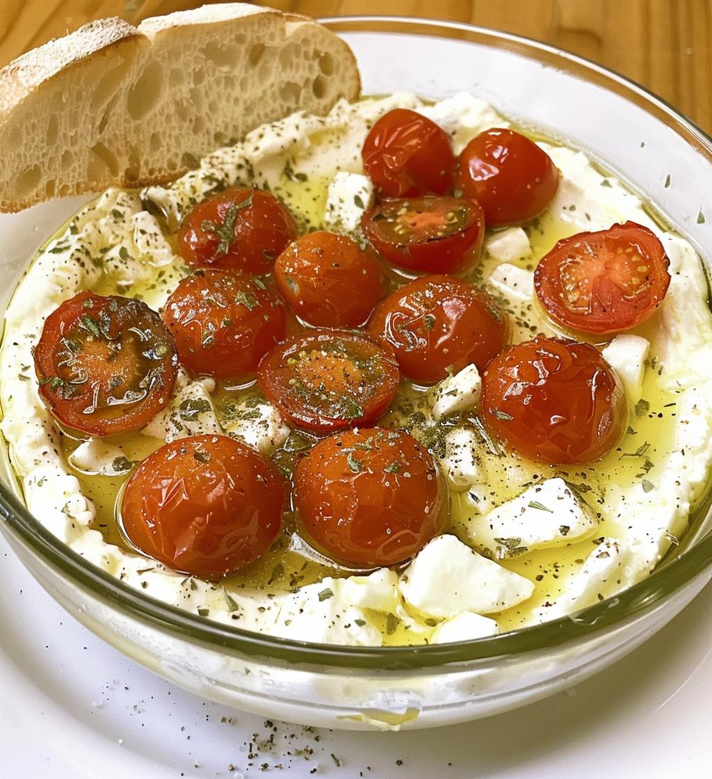 Baked Feta Tomato Dip