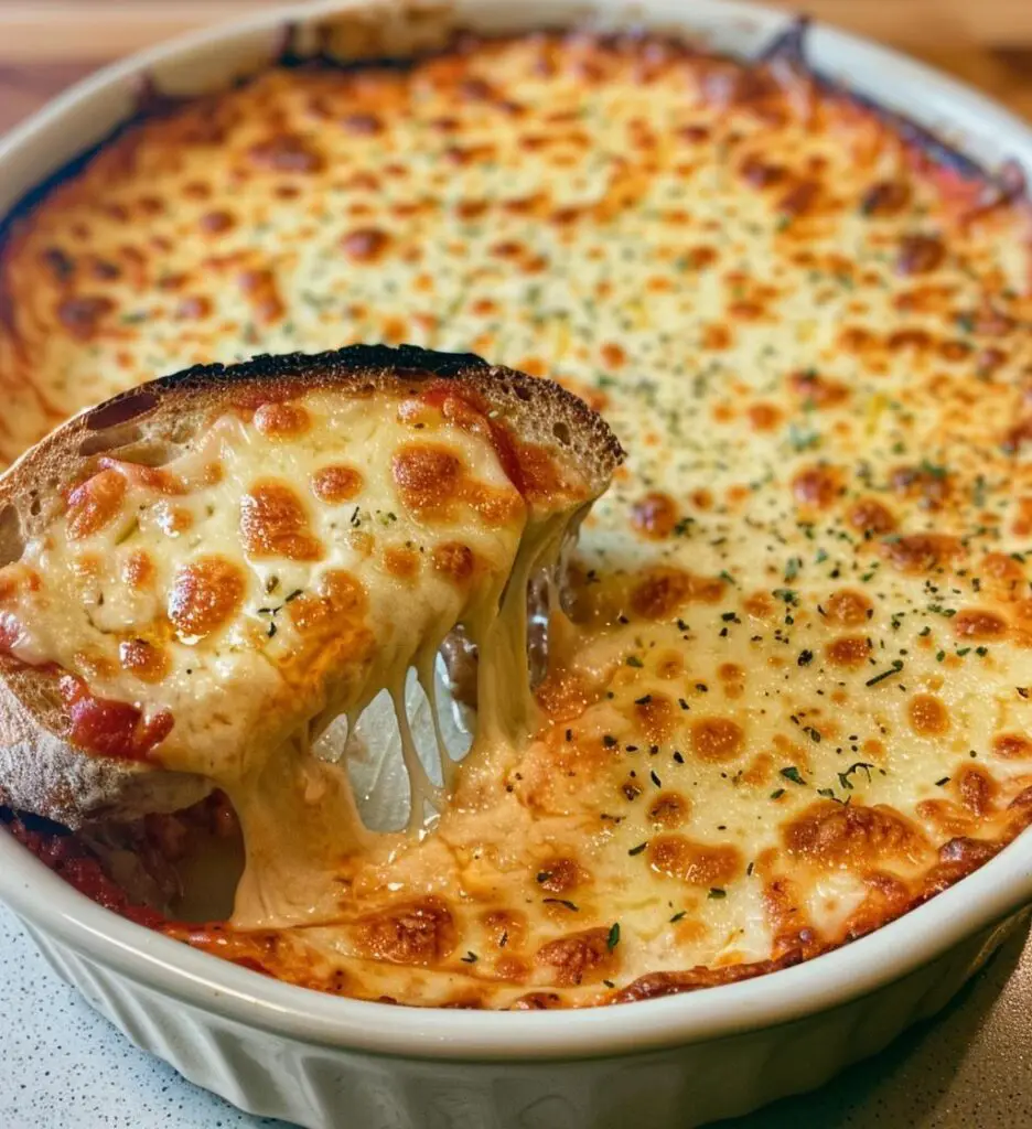 Baked Goat Cheese Marinara Dip