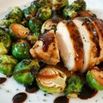 Balsamic Glazed Brussels & Chicken