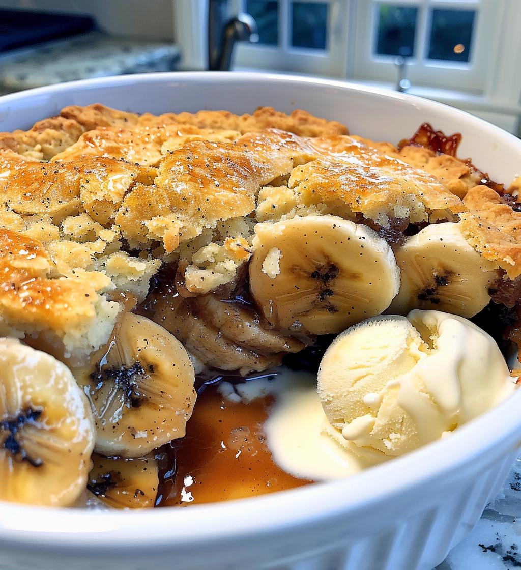 Banana Cobbler - detail 1