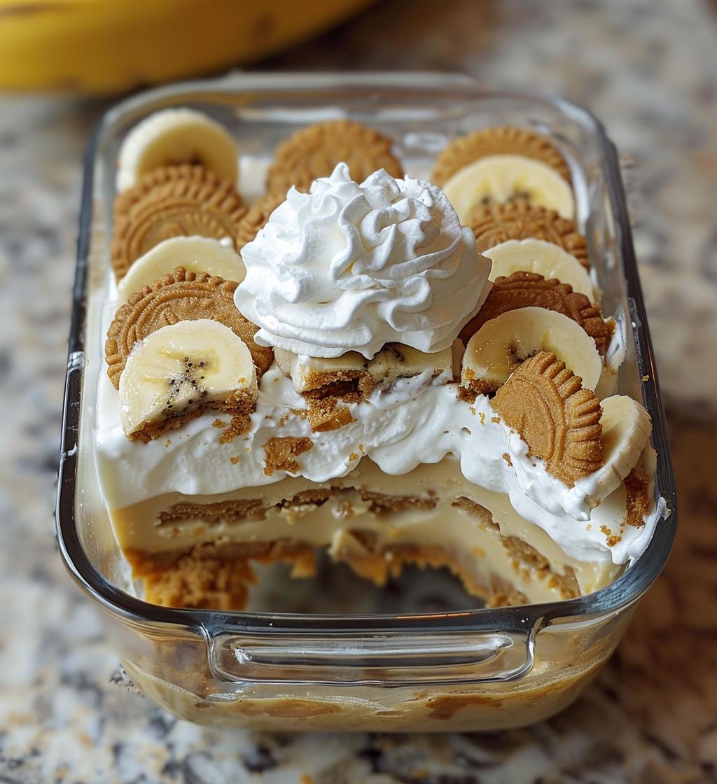 Biscoff Banana Pudding
