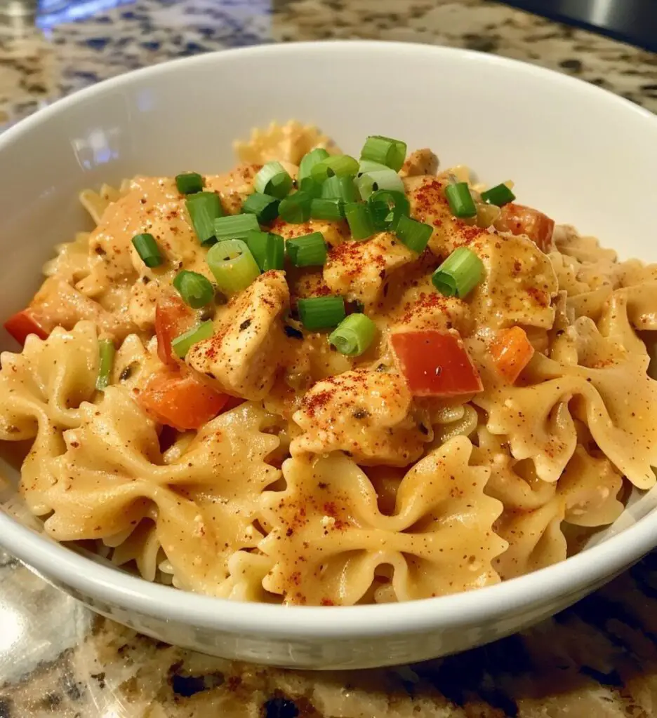 Cajun Alfredo Bowties