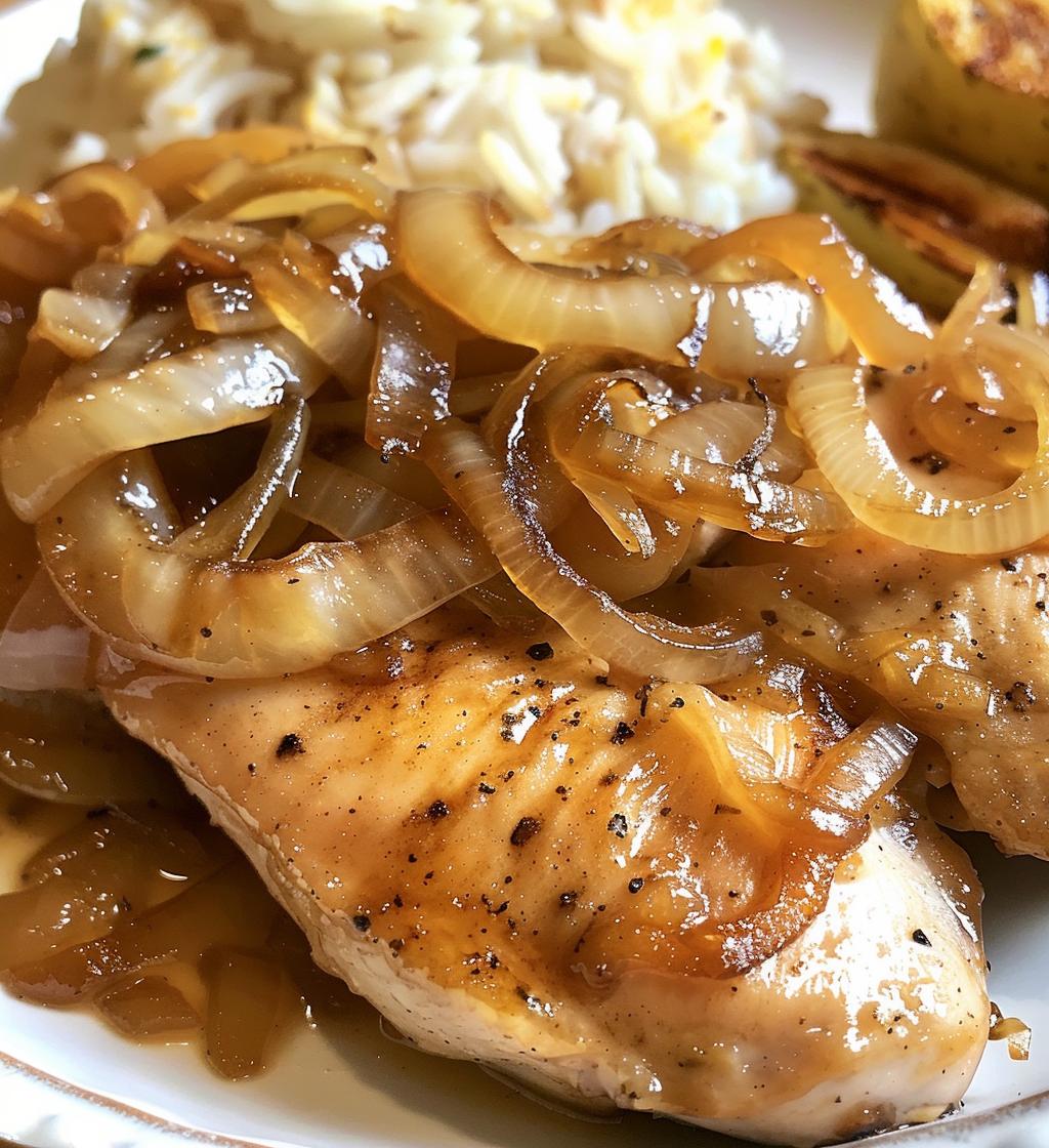 Caramelized Onion Chicken - detail 1
