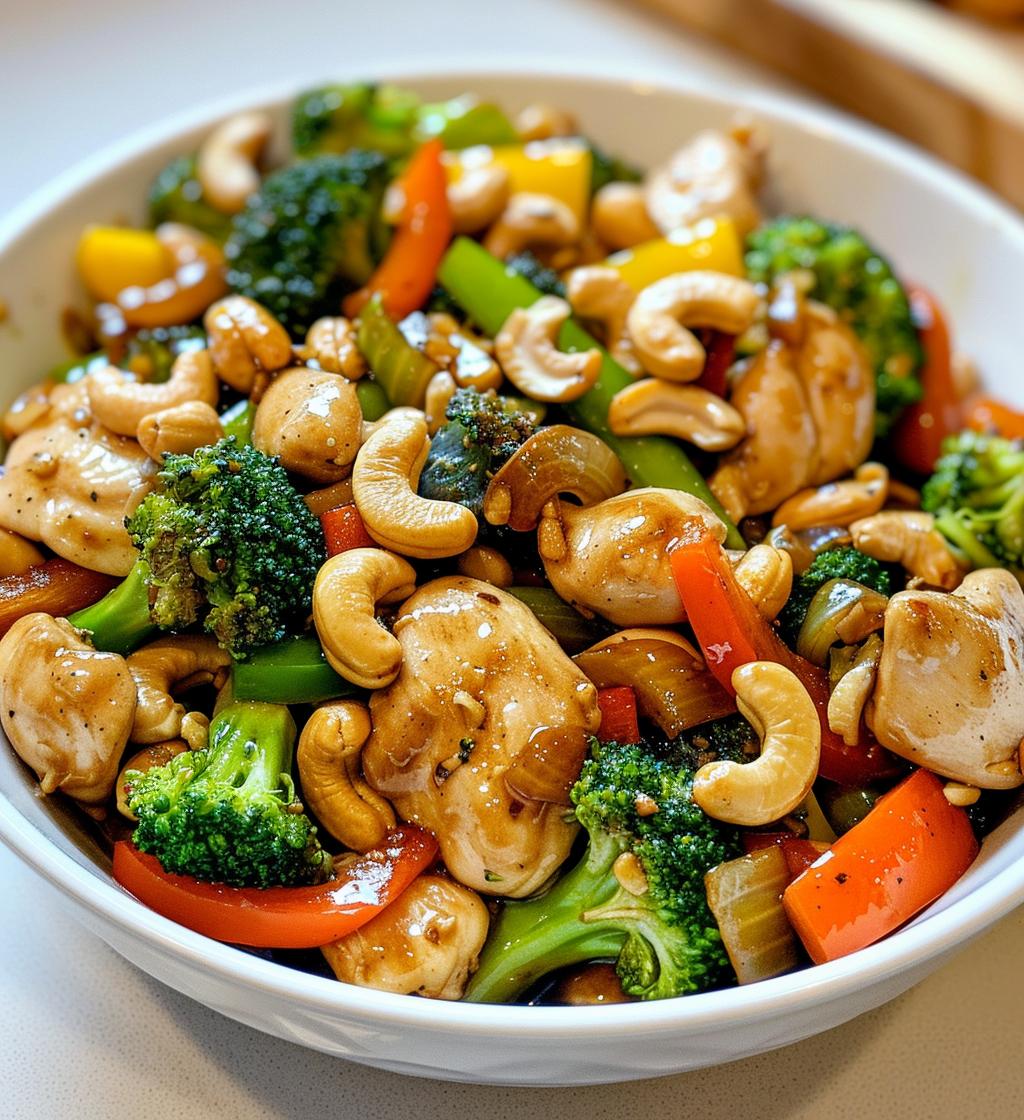 Cashew Chicken Stir-Fry