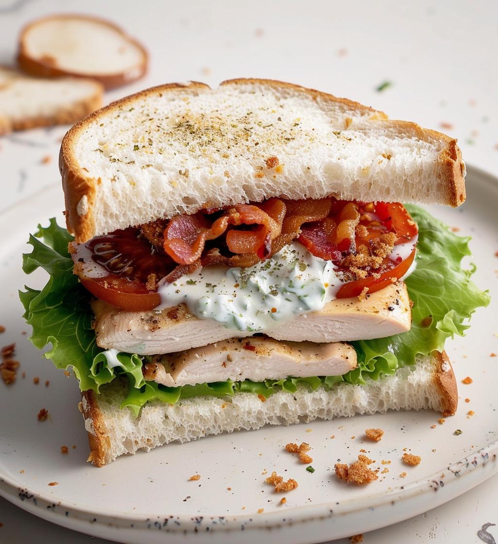 Chicken Bacon Ranch Sandwich - detail 1