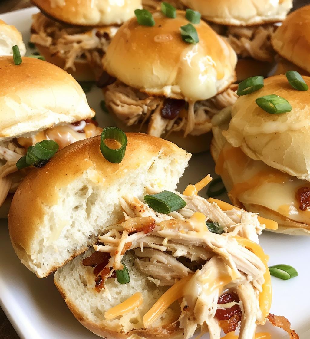 Chicken Bacon Ranch Sliders - detail 1