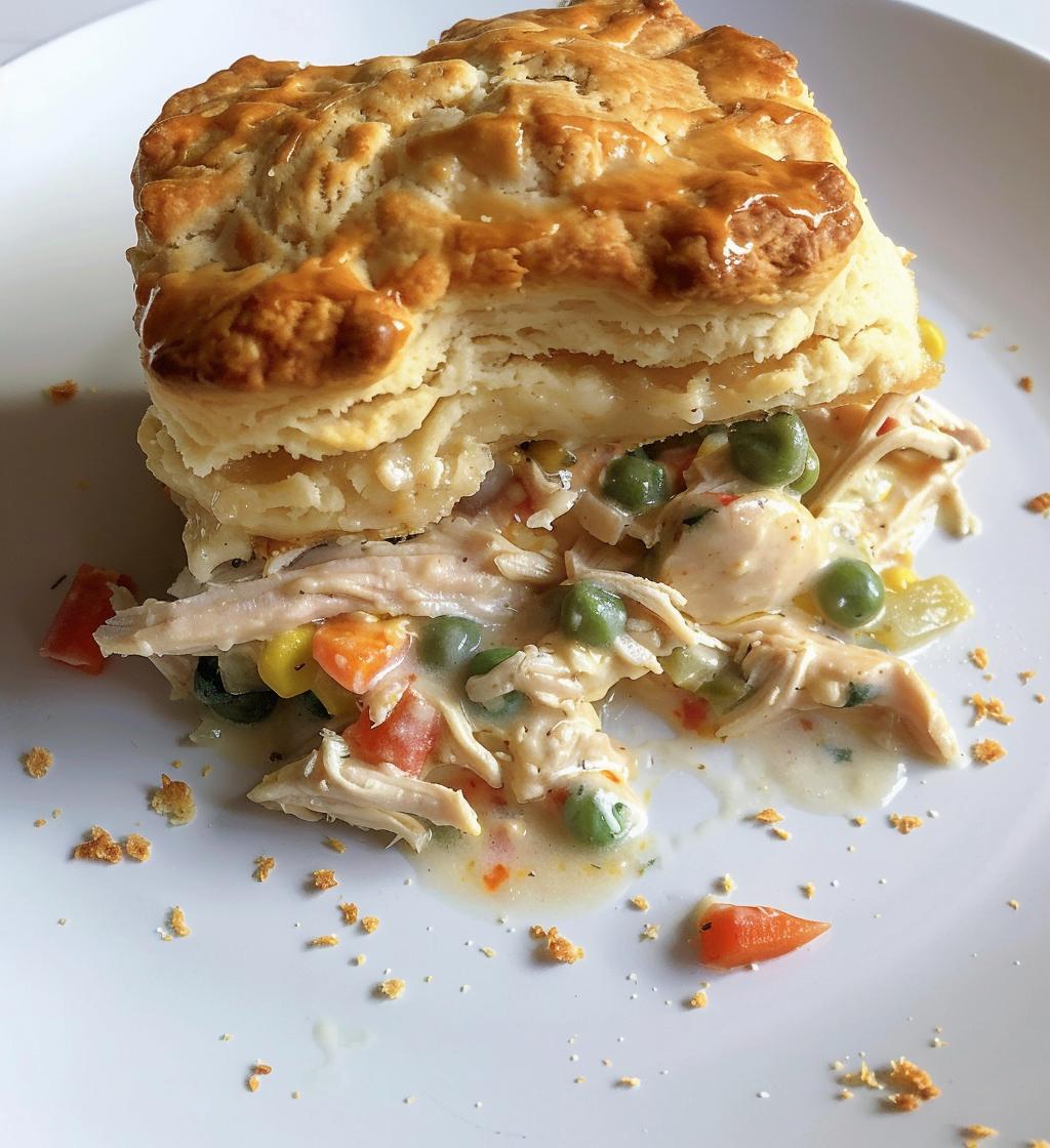 Chicken Biscuit Pot Pie - detail 1